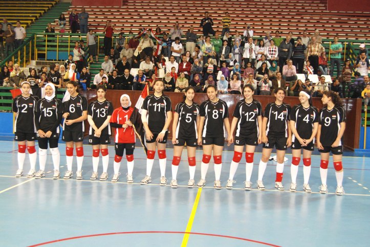 What do the modern Egyptians look like? - Egyptian young girls from Volleyball team