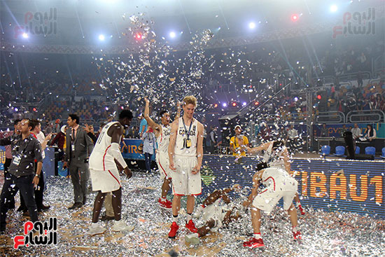 2017-07-09 FIBA under-19 basketball final Celebrations Canada Cairo Stadium Egypt - Youm7