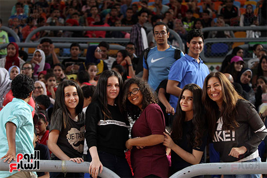 2017-07-09 FIBA under-19 basketball final Egyptian Fans and attendees Cairo Stadium Egypt - Youm7