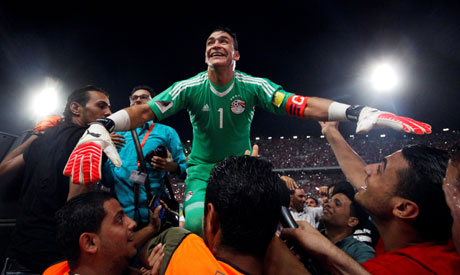 2017-10-08 Egypts goalie El Hadary express happiness after qualification to 2018 World Cup