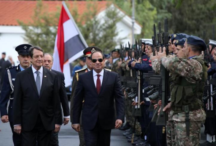 2017-11-23 Official welcome of President El-Sisi of Egypt with president Anastasiades in Nicosia, Cyprus 2017 Cyprus Daily