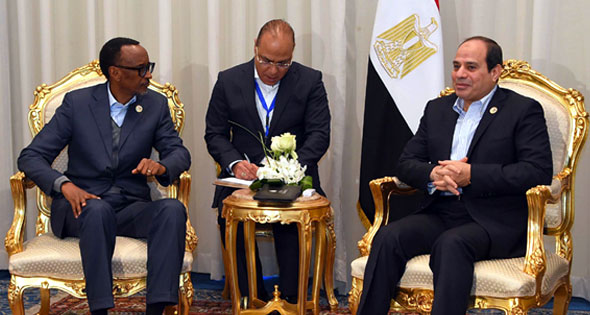 2017-12-10 RWANDA President El-Sisi Egypt and Kagame Rwanda in Sharm El-Sheikh 2017 Al-Ahram