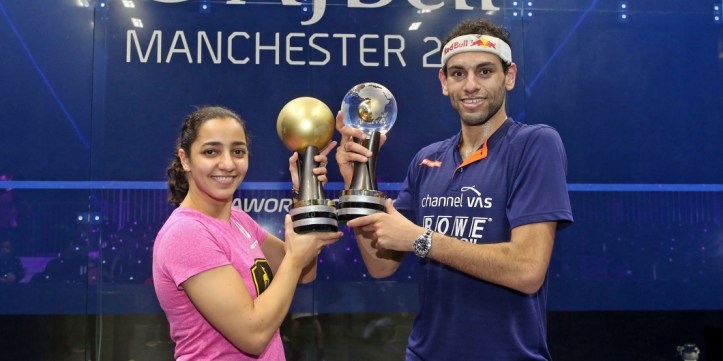 2017-12-31 El-Welily and El-Shorbagy Egyptian PSA Squash World Cup Holders 2017 - Manchester England - PSA