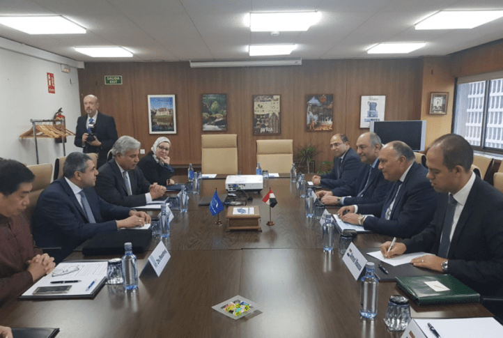 2018-02-18 Egyptian FM Sameh Shoukri at the World Tourisim Organisation in Spain