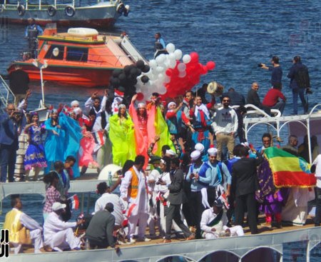 2018-02-21 Aswan International Cultural Carnival on the Nile river in Egypt Youm7