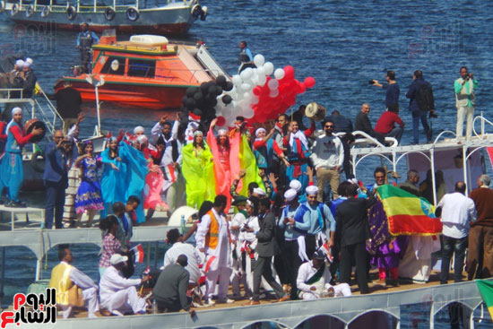2018-02-21 Aswan International Cultural Carnival on the Nile river in Egypt Youm7
