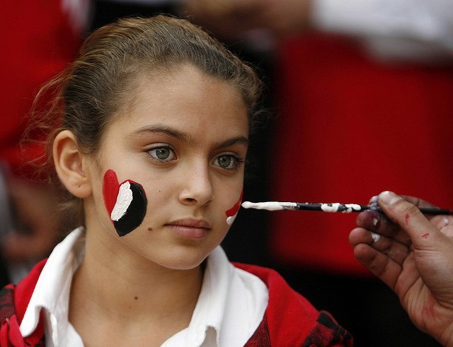 2018-02-23 Egyptian girl during revolution