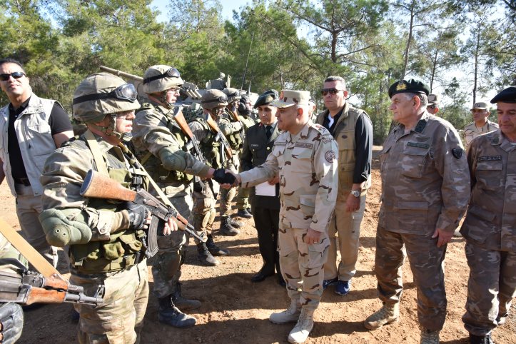 2018-03-11 Field visit by Egyptian military commanders in Nicosia Cyprus Youm7