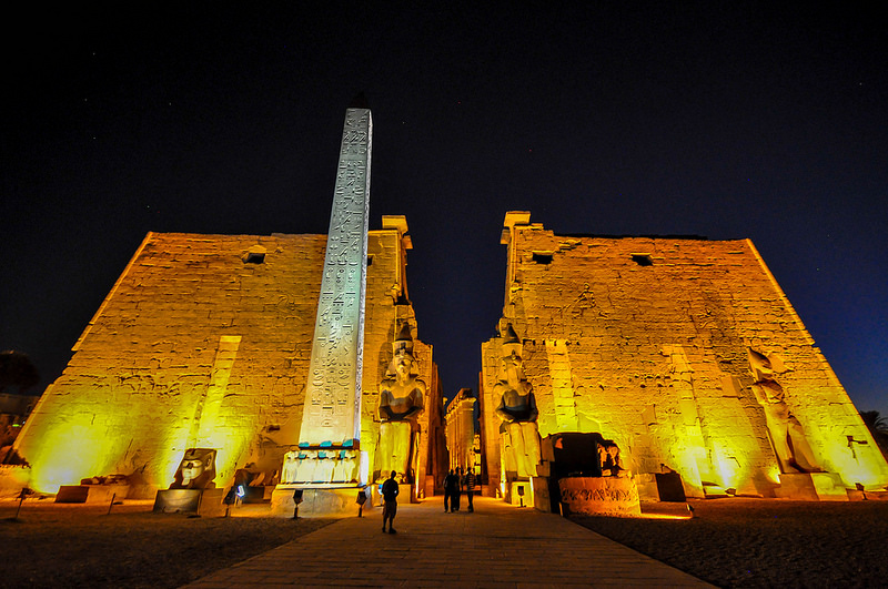 2018-04-06 Karnak temple Luxor Egypt at Night