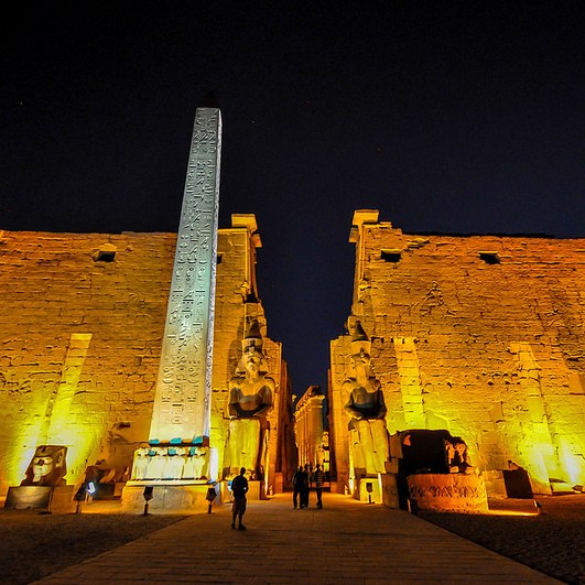 2018-04-06 Karnak temple Luxor Egypt at Night