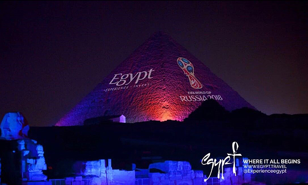 2018-06-29 Egypt World Cup 2018 Marketing Campaign at the Giza Pyramids
