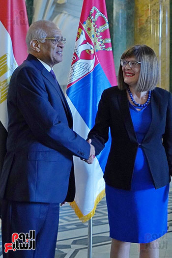 2018-07-20 Egypt Parliament President Speech in Serbian Parliament 04 Youm7