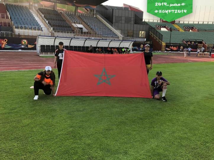 2019-06-19 Egypt volunteers training at stadium for AFCON 2019 cup