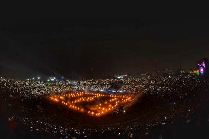 2019-11-26 Egypt AFCON U23 African Football Cup - Egyptian fans pack Cairo stadium final match 02