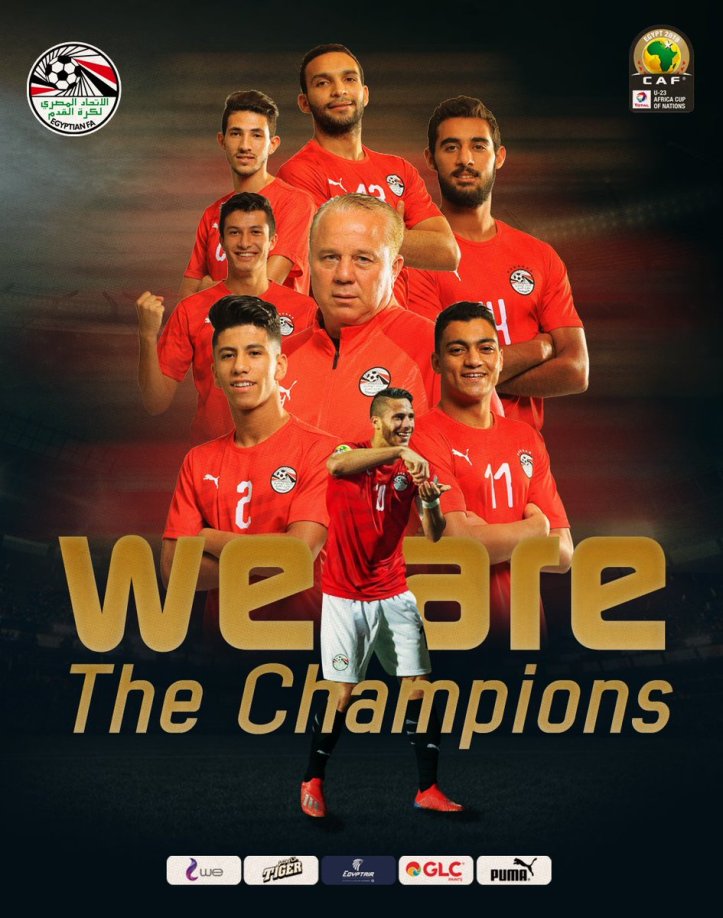 2019-11-26 Egypt AFCON U23 African Football Cup - Egyptian Team Champions