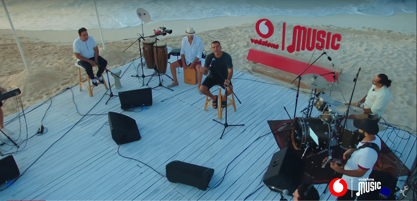 2020-09-13 Amr Diab band - Zay Manty song - Egypt North Coast Beach New Alamein 2020 concert