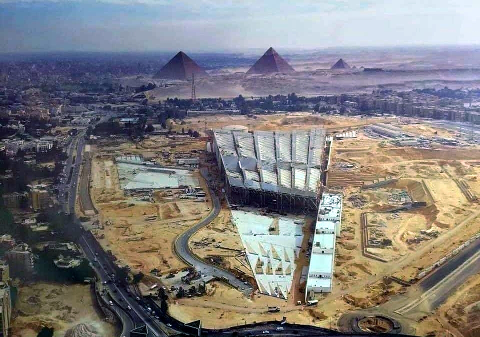 2020-09-15 Grand Egyptian Museum GEM at Giza Grand Pyramids Plateau