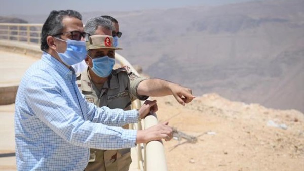 2020-10-27 Egyptian Minister ElAnany and Army oversee the construction of new Al Galala city Red Sea