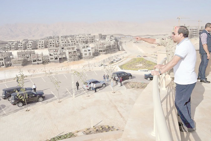 2020-10-27 Egyptian President ElSisi oversees the construction of new Al Galala city Red Sea 02