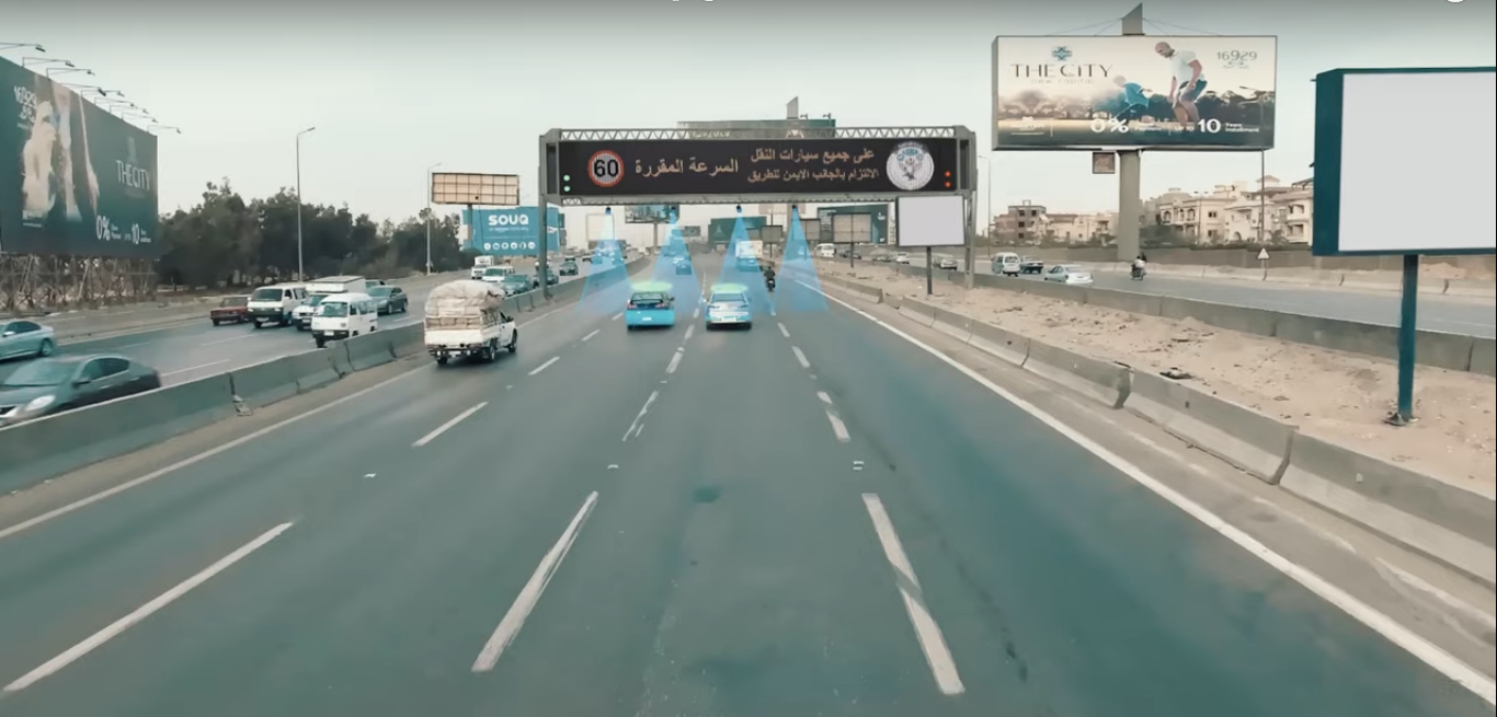 2021-03-08 Egypt Traffic Electronic Surveillance Radars on Highways Ring Road 01